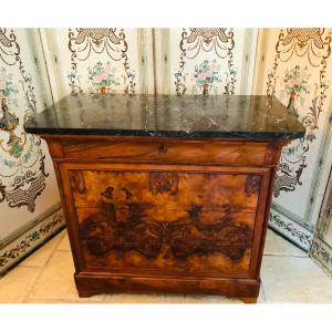 Small Louis Philippe Chest Of Drawers In Walnut