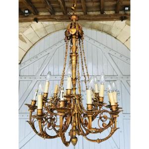 Bronze Chandelier Eighteen Lights-