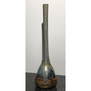 Vase Soliflore En Pâte De Verre Daum