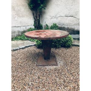 Table De Bistrot En Fer époque 1930 