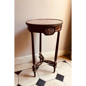 Guéridon En Acajou Attribué à François Linke 