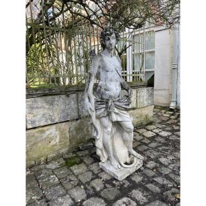 Garden Statue In Reconstituted Stone - Hunter 