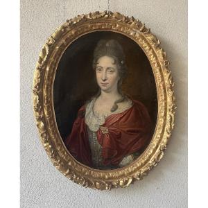 Portrait de femme XVIIIe