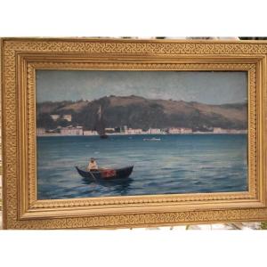 Huile sur panneau par pierre Marie Beyle