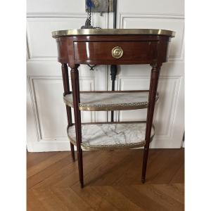 Louis XVI-era Mahogany Console Table