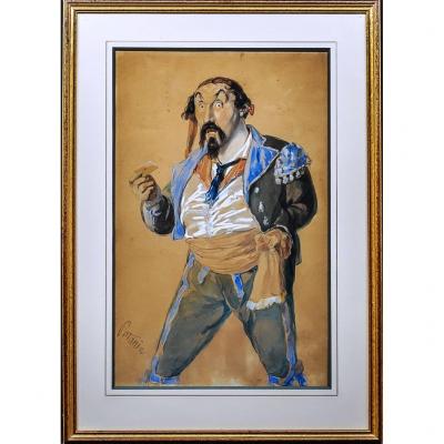 Patania Guiseppé 1780--1852  personnage de théâtre