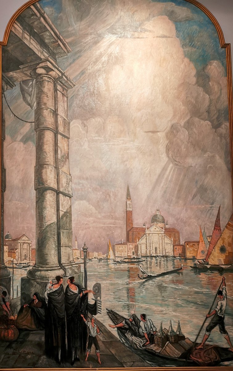 Maire André (1898-1984) Venise, Rive Degli Schiavoni Giorgi