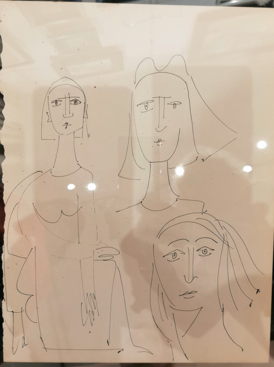 Dora Maar (1907-1997) Self-portraits Pen And Indian Ink-photo-2