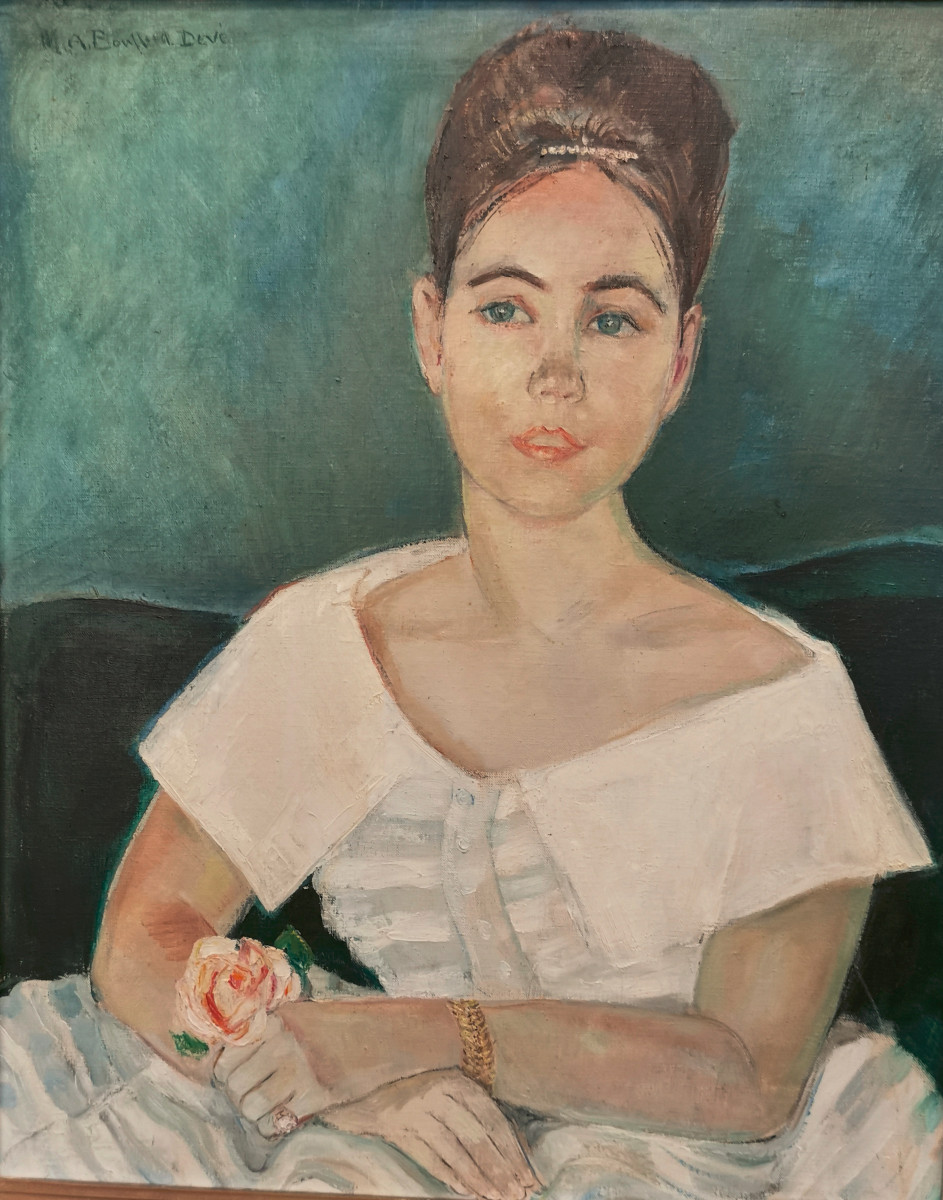 BOULLARD DEVE Marie Antoinette  (1890-1970) Pour le bal des débutantes