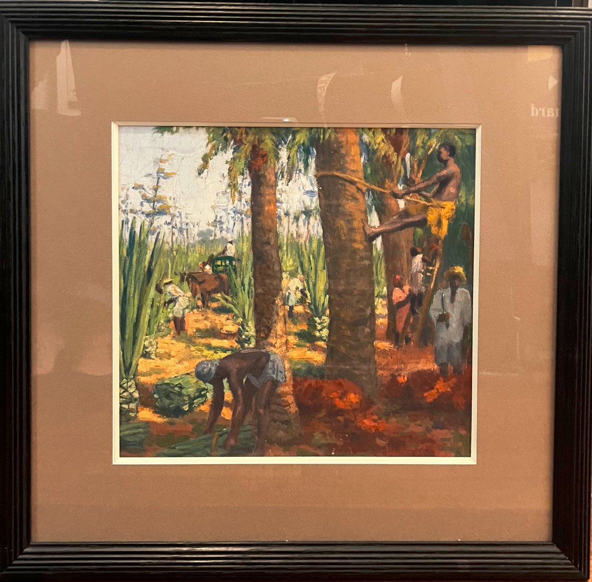 Martin Sauvaigo, Charles (1881–1970) 3 Scenes Of Farming In Africa