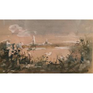 Laprade Pierre (1875-1932) Saint Pol De Léon From Carentec