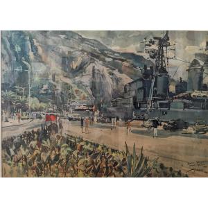 RASSIAT James (1909-1998)Kodor  gouache