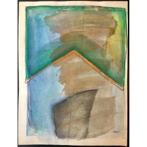 Iliu Joseph (1914-1999) Abstract Composition