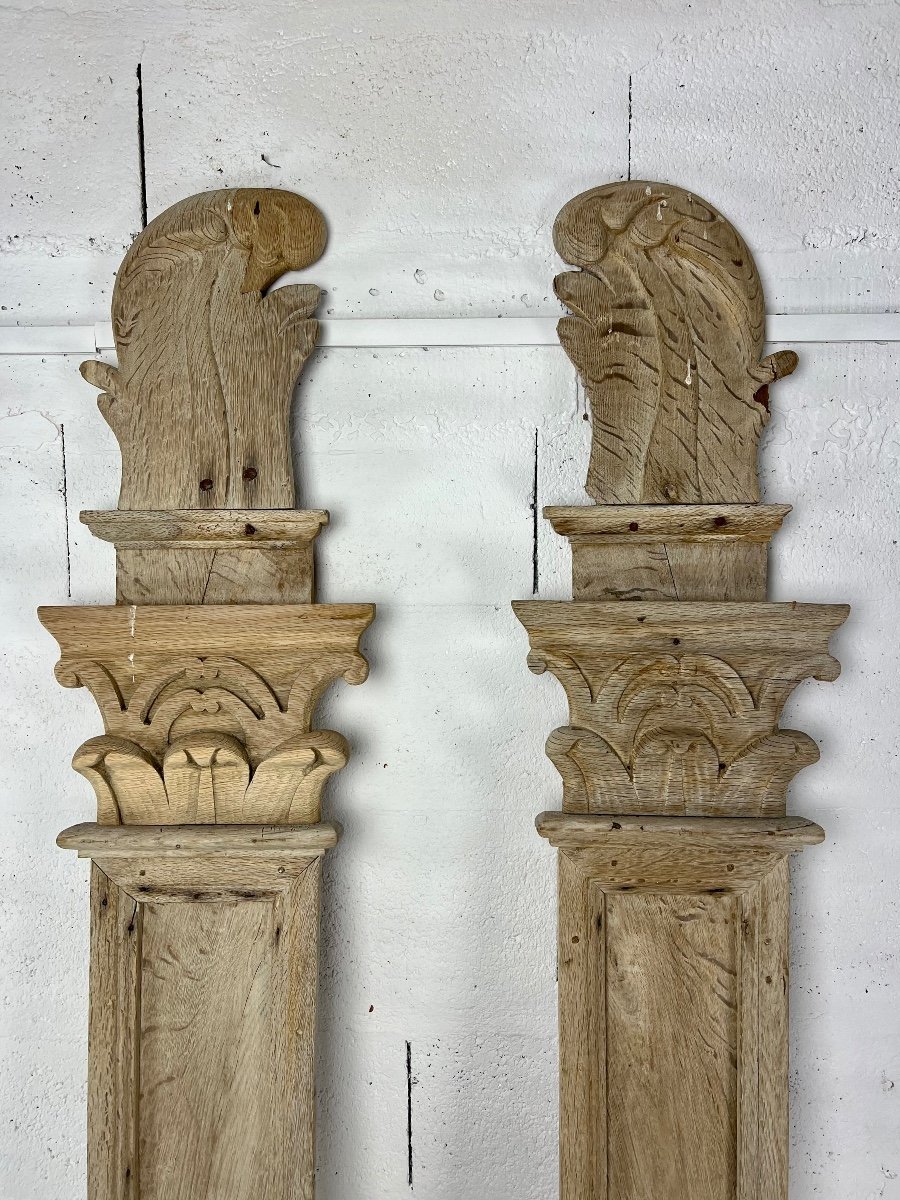 Woodwork Sconce Columns-photo-2
