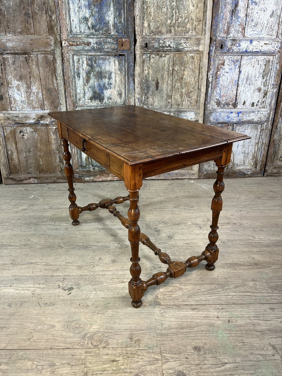 Louis XIII Table In Gayak Wood – Late 17th / Early 18th Century-photo-3