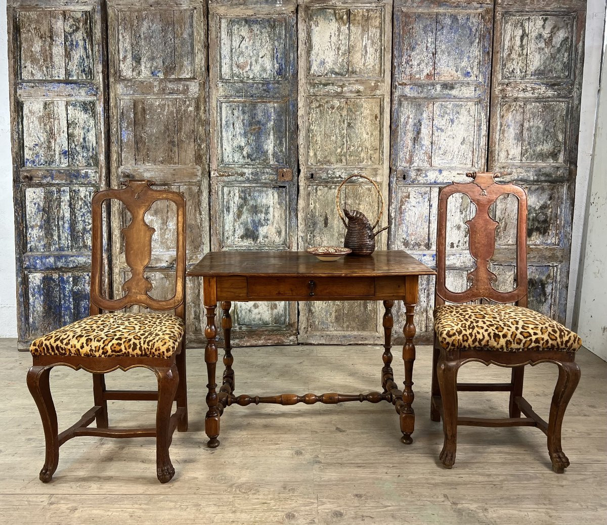 Louis XIII Table In Gayak Wood – Late 17th / Early 18th Century-photo-1