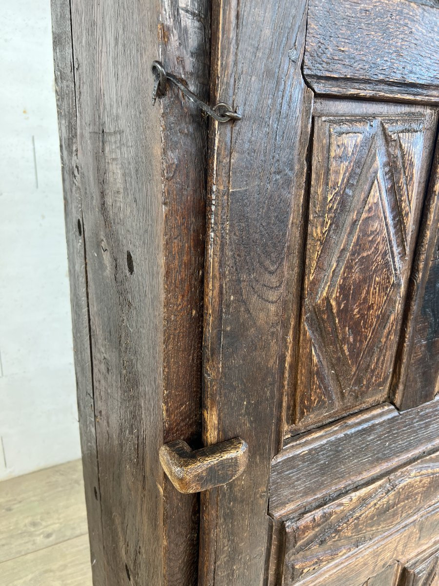 Bonnetière 1 Door Haute-auvergne 17th Century-photo-4