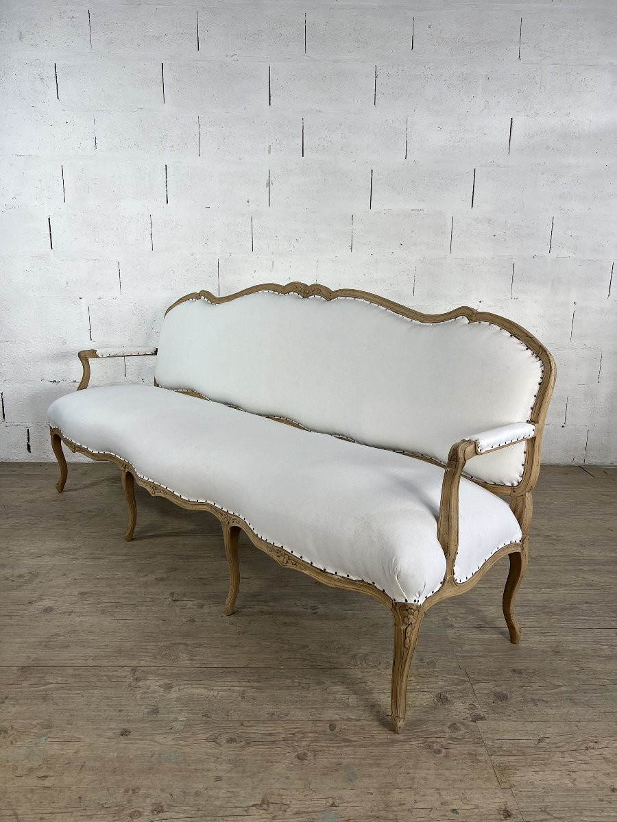 Louis XV Style Bench From The 18th Century, Circa 1750–1770-photo-2