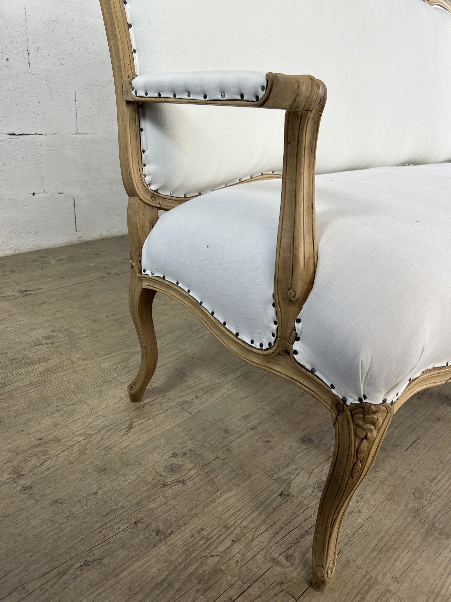 Louis XV Style Bench From The 18th Century, Circa 1750–1770-photo-4
