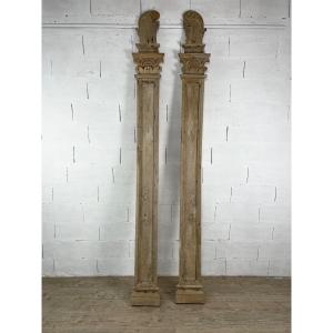 Woodwork Sconce Columns