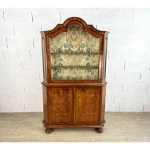 Small Two-body Dresser In Inlaid Wood