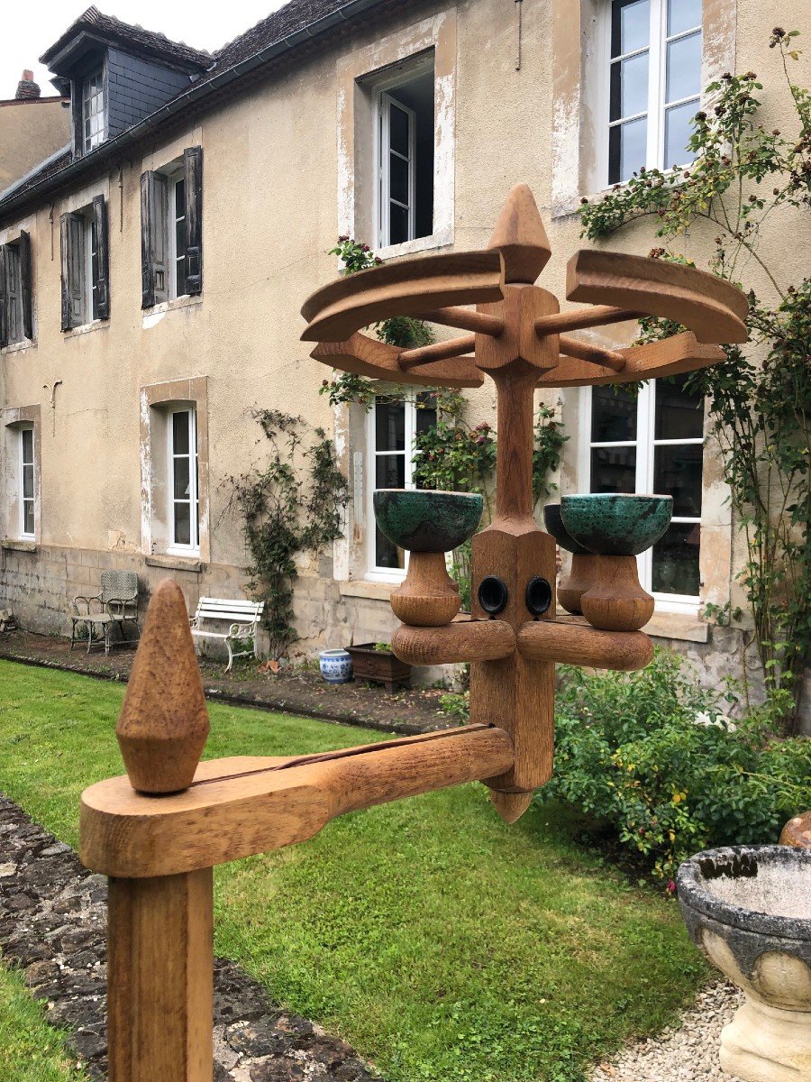 Guillerme Et Chambron Pour Votre Maison : Lampadaire à 3 Tablettes Et 4 Feux -photo-6
