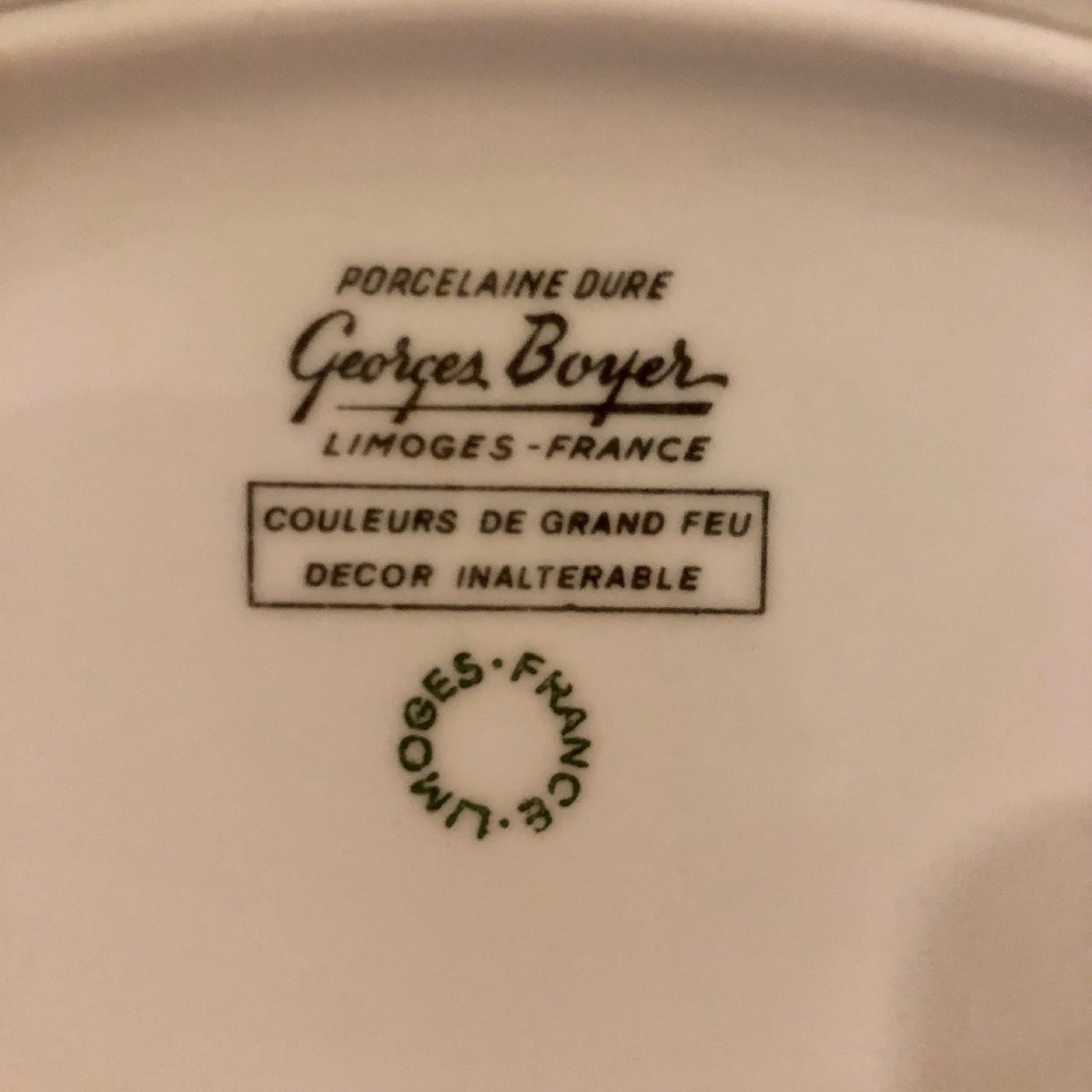 51-piece Limoges Porcelain Dinner Service -photo-7