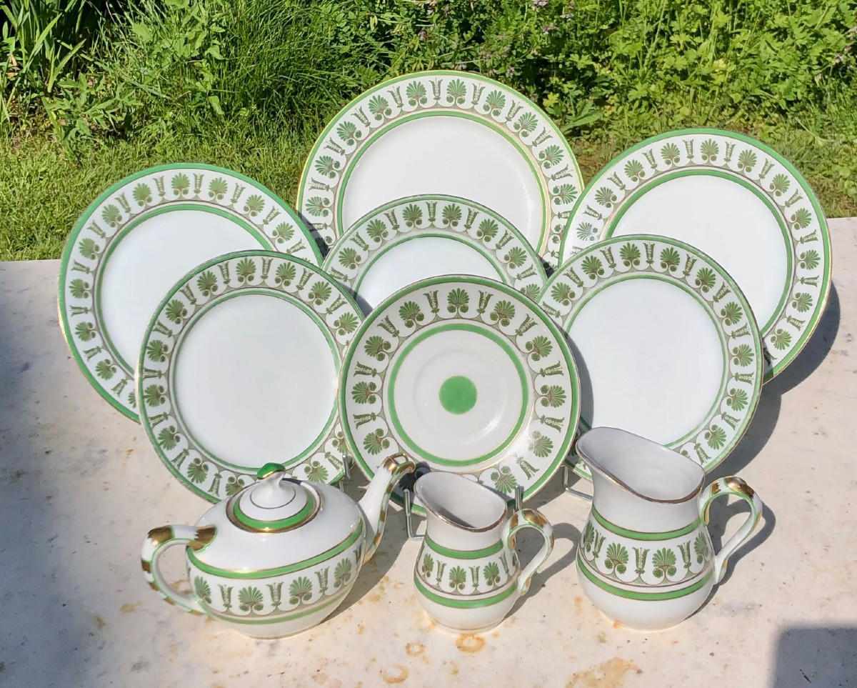 Egoiste Porcelain Tea Service For The Suite At The Hotel Ciga In Rome 40s-50s