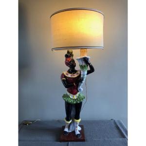 Large Ceramic Lamp Attributed To Colette Gueden