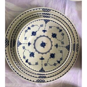 Mason's Partie De Service en faience fine Blue Denmark 50 Pièces 