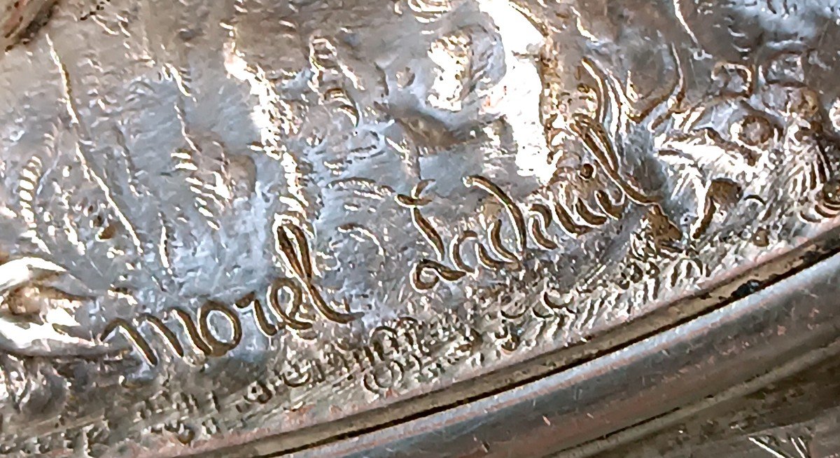 Assiette Commémorative Elkington et Morel-Ladeuil Fin XIXème-photo-3