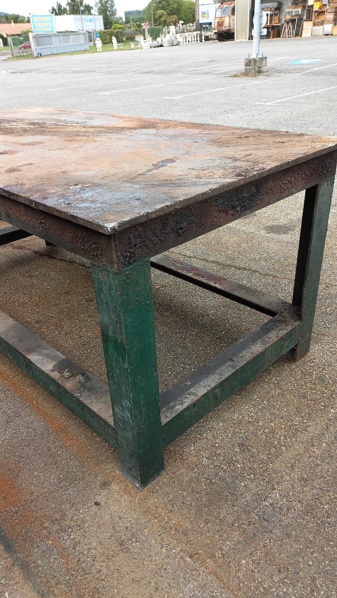 Etabli Table Industrielle Fer-photo-3