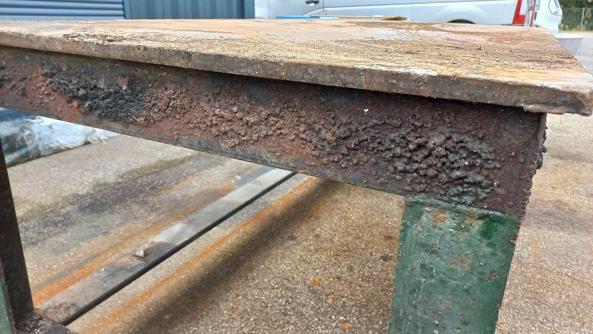 Etabli Table Industrielle Fer-photo-2