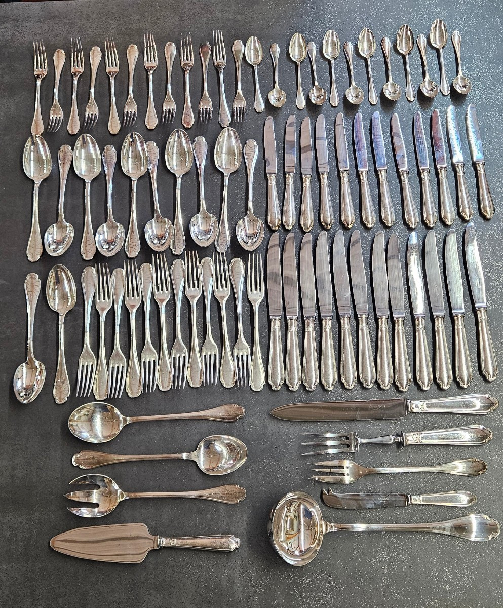 Ménagère Christofle Pompadour 81 Pieces