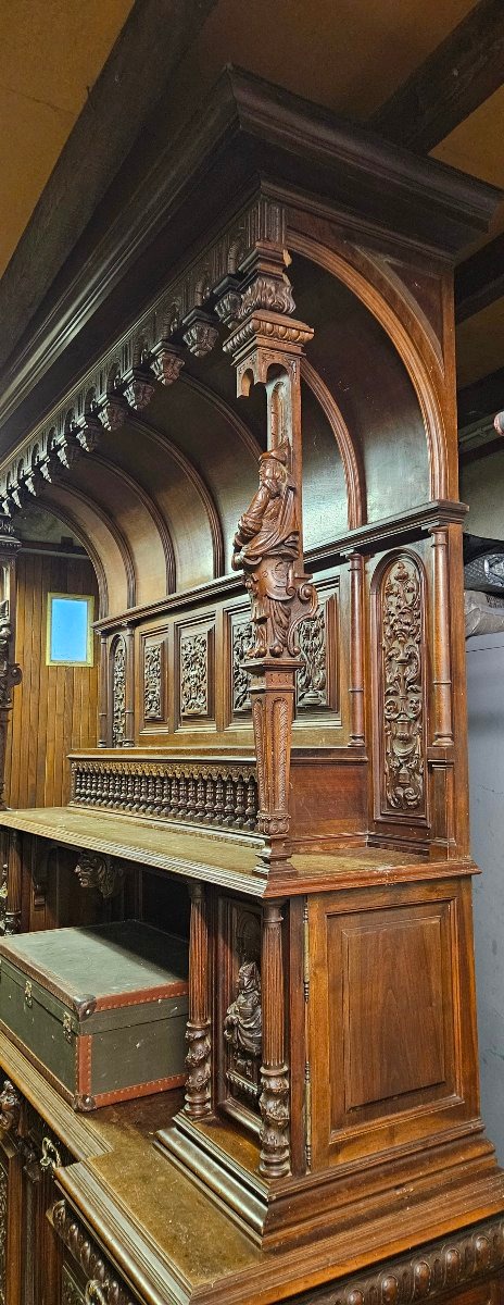 Important Henri Ii-style Furniture-photo-3