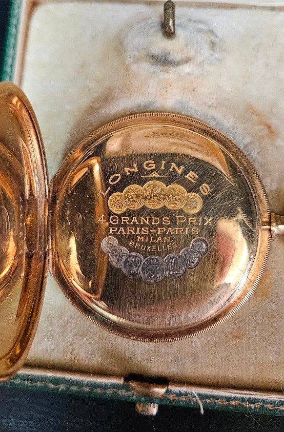 Longines 18k Gold Pocket Watch-photo-6