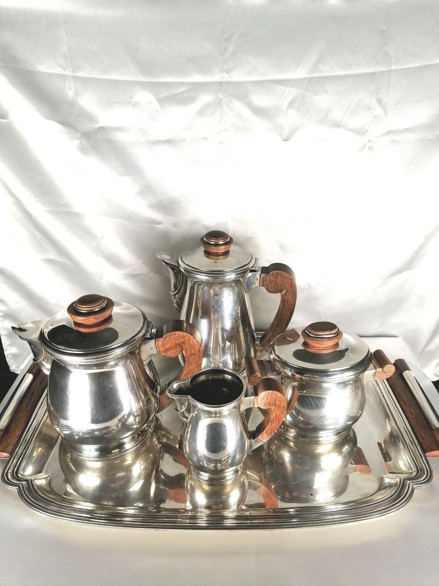 Silver Metal Tea & Coffee Service-photo-2