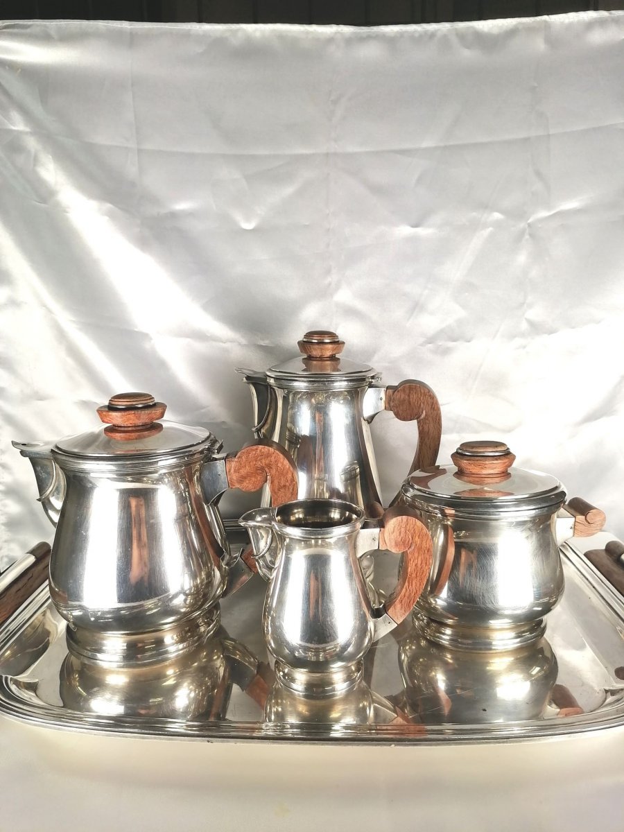 Silver Metal Tea & Coffee Service