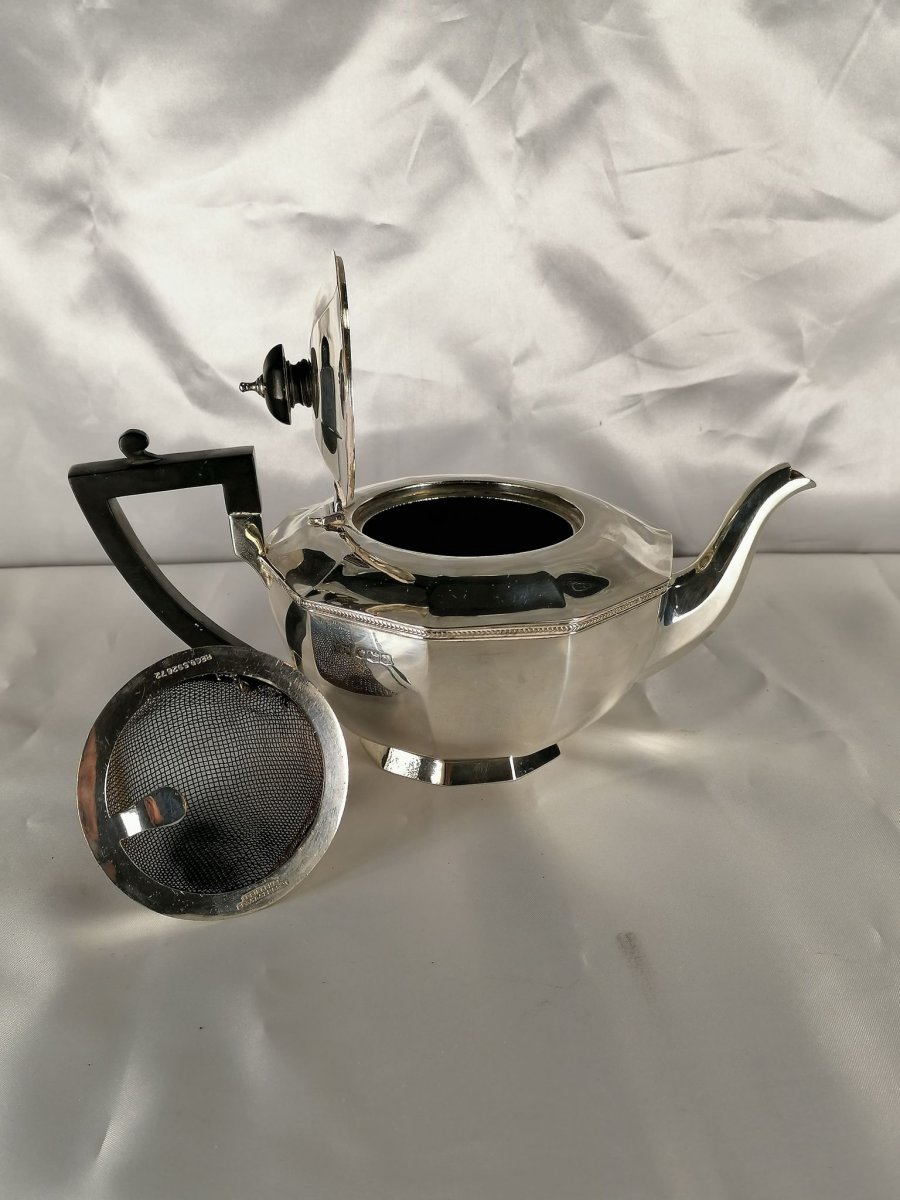 English Tea-coffee Service In Sterling Silver-photo-1