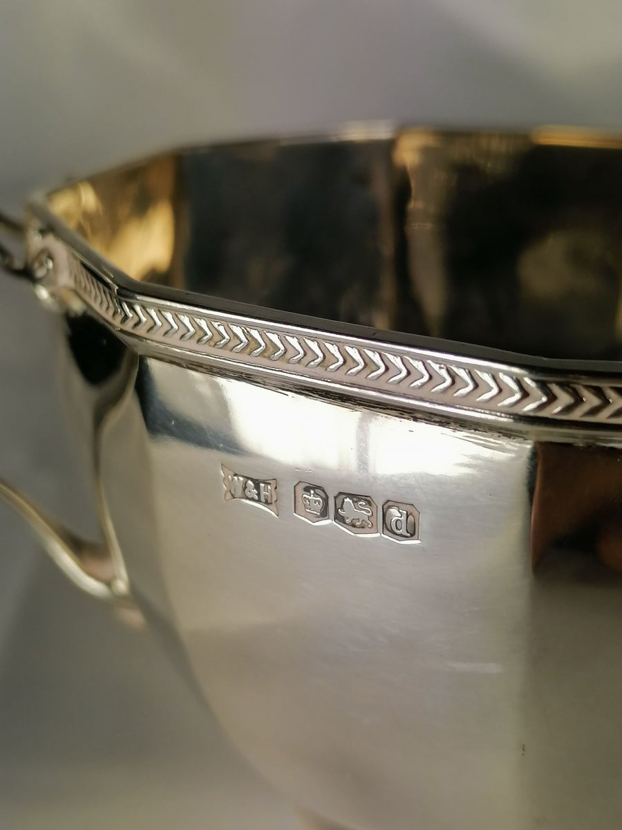 English Tea-coffee Service In Sterling Silver-photo-8