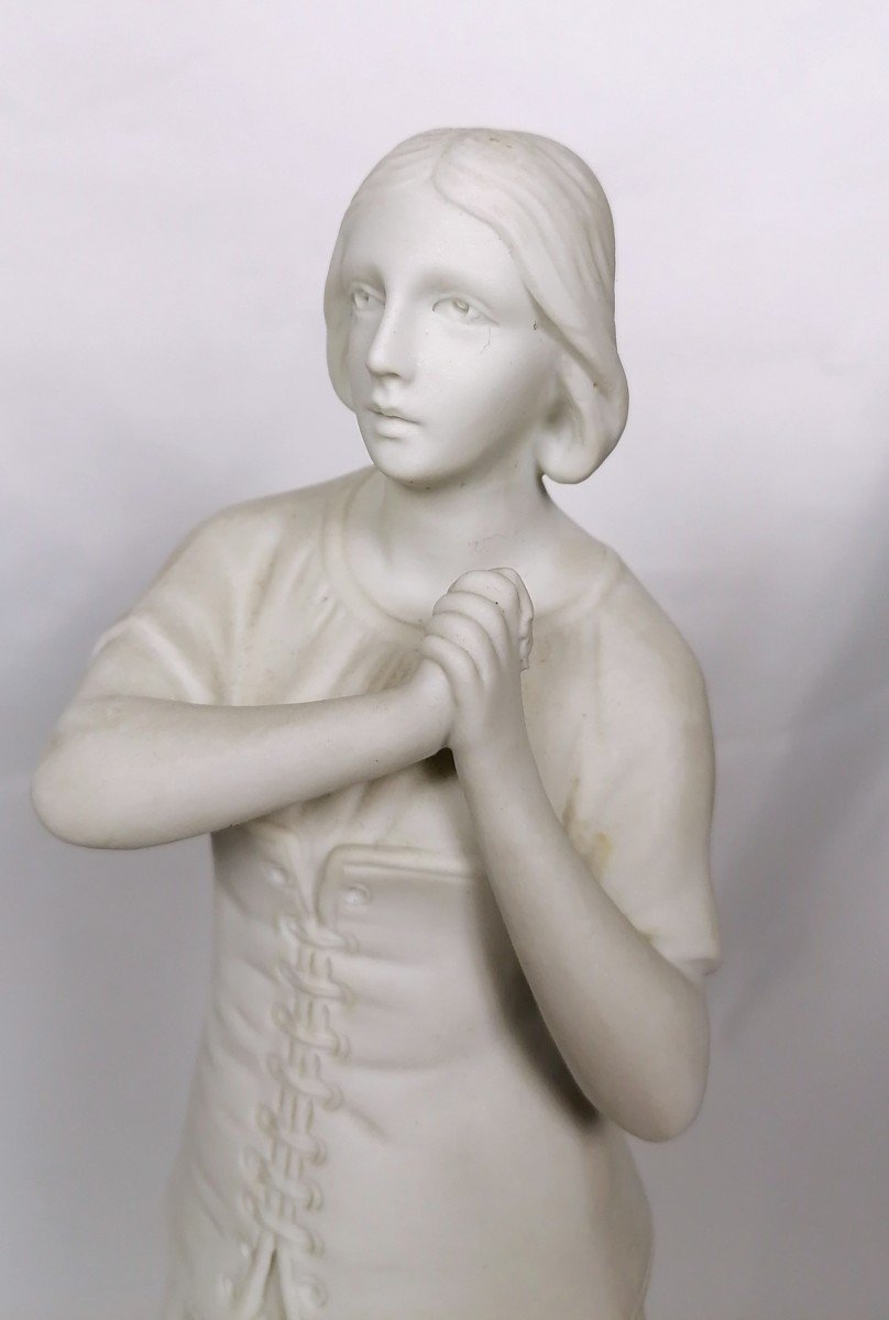 Nineteenth Joan Of Arc Biscuit Statue-photo-4