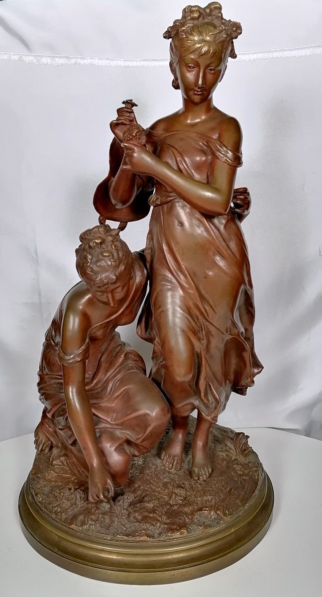 Statue Bronze Gaudez XIXème Siécle