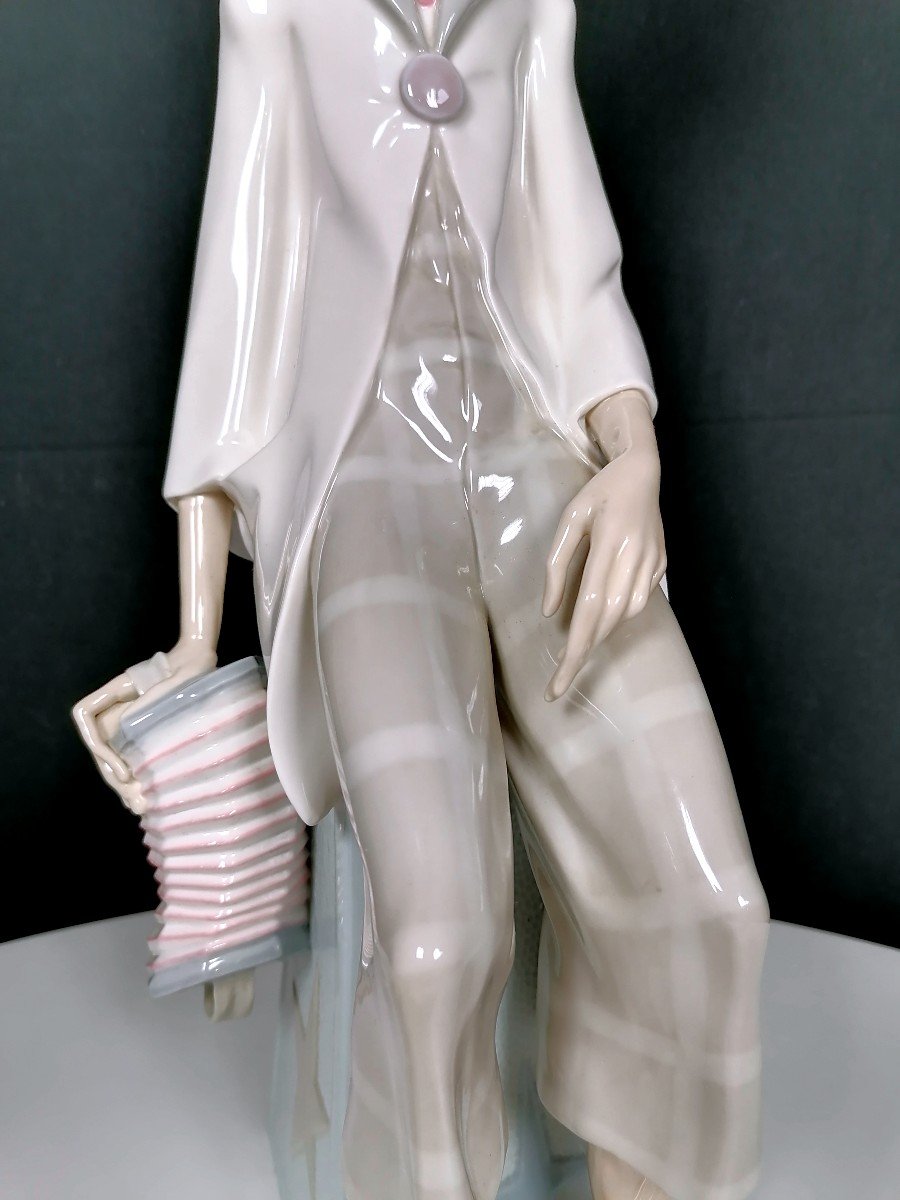 Porcelain Statue Clown Lladro 1969-photo-1
