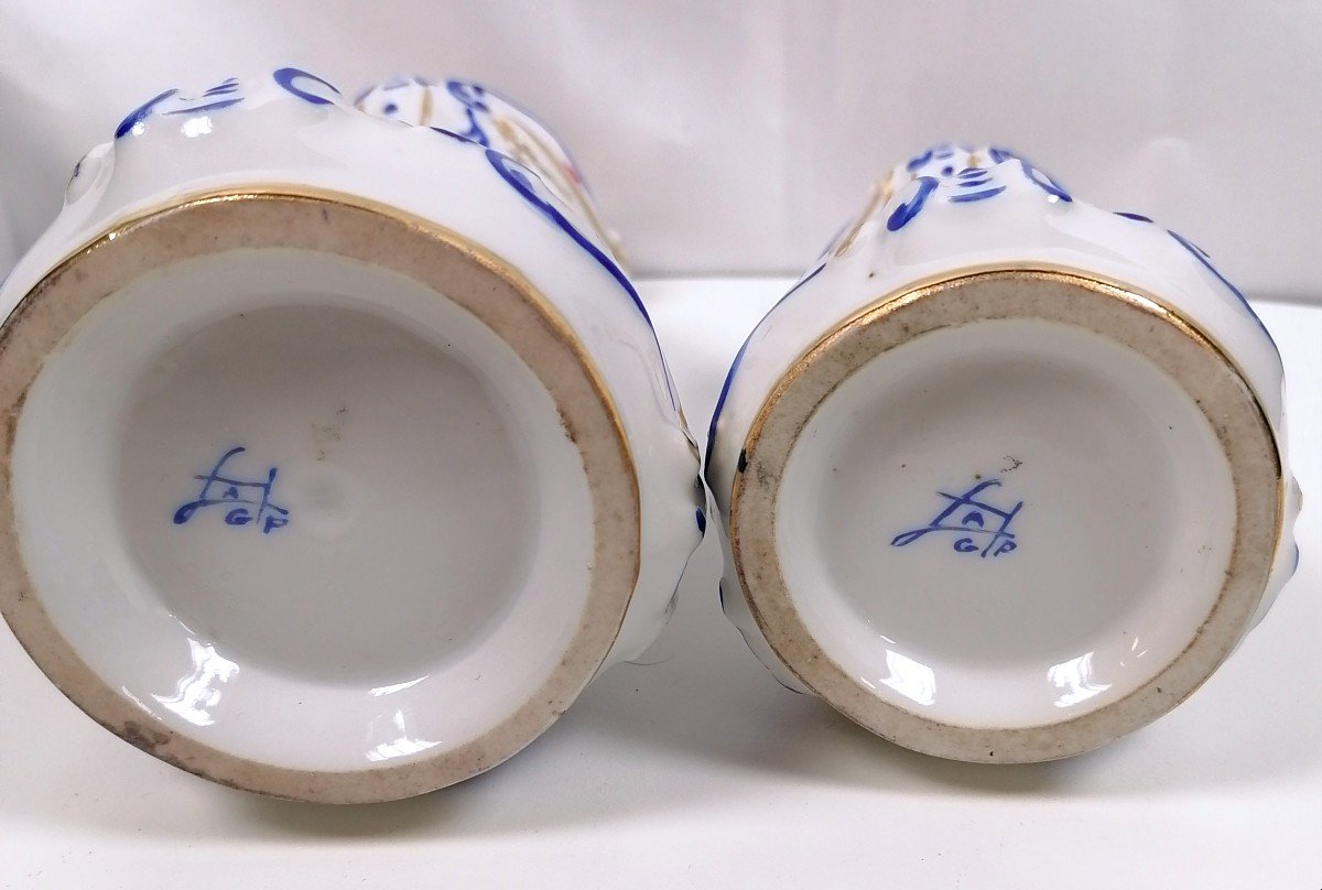 Flacons Porcelaine De Sévres XIXème -photo-4