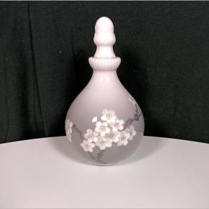 Flacon Porcelaine Bing & Grondhal Début XXème