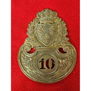 Shako Plate Of A Light Infantry Officer 