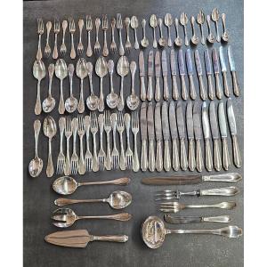 Ménagère Christofle Pompadour 81 pieces