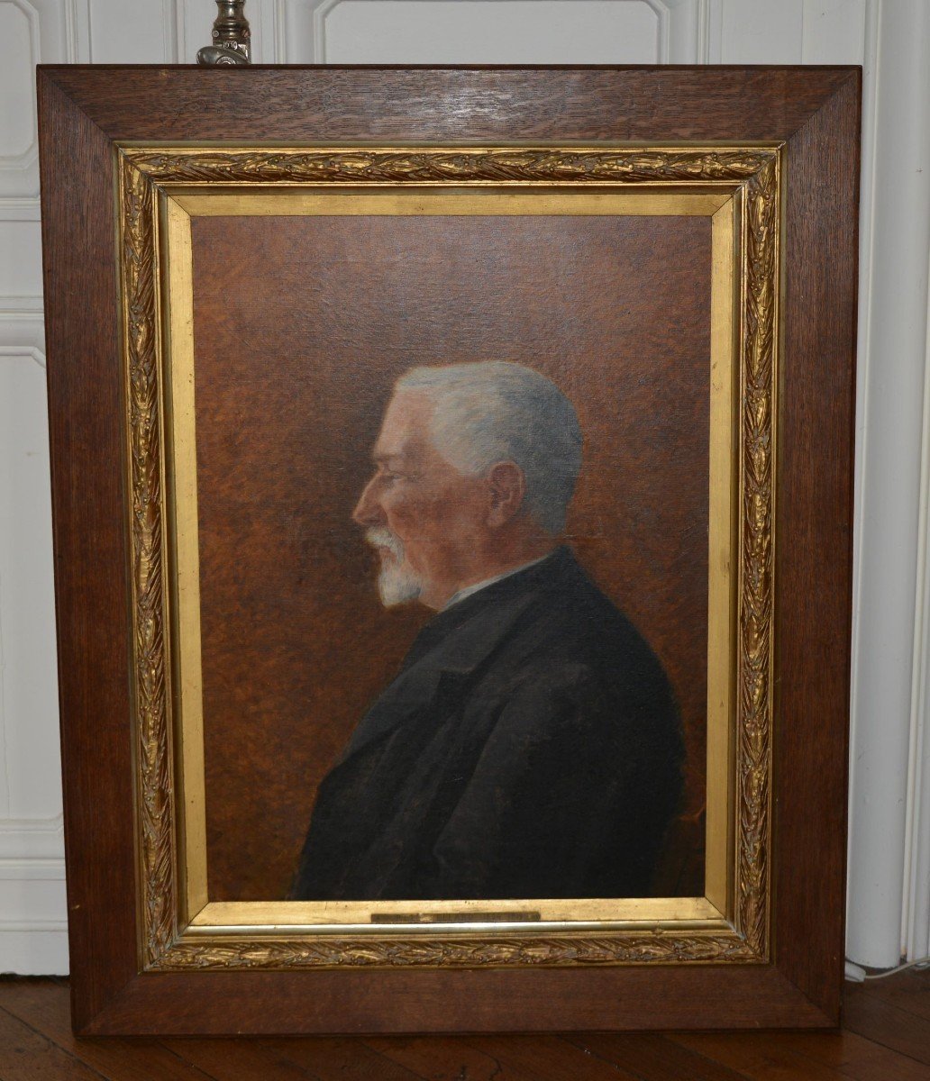 Portrait Of Paul Emile Louis Abellard (1824-1913)