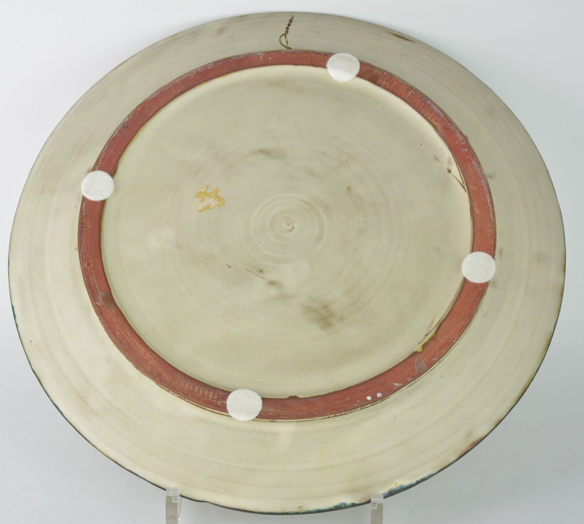 Portanier, Large Dish With Characters-photo-1