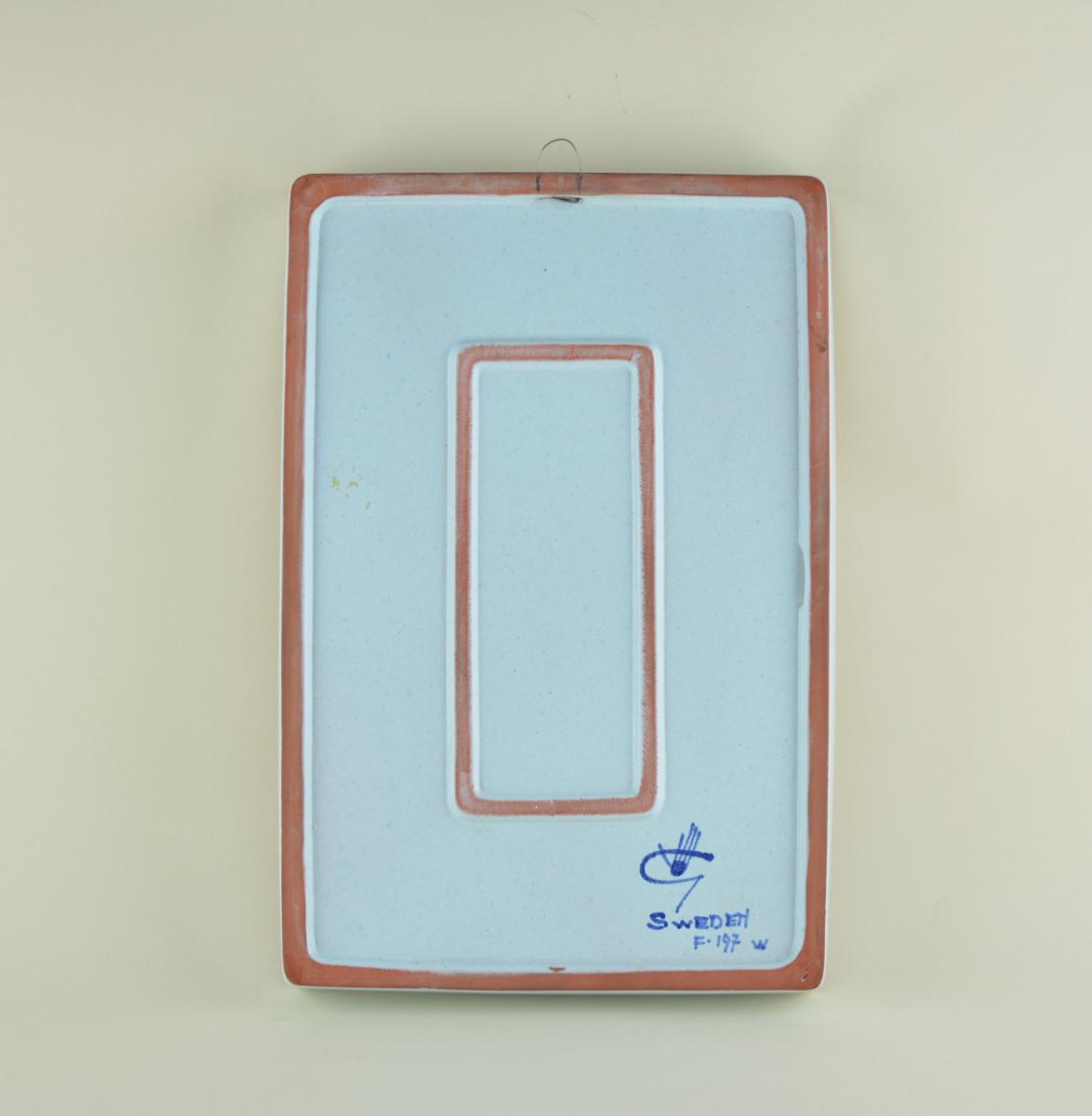 Stig Lindgberg, Rectangular Plate-photo-3